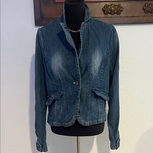 Classic Blue Denim Jacket for Women